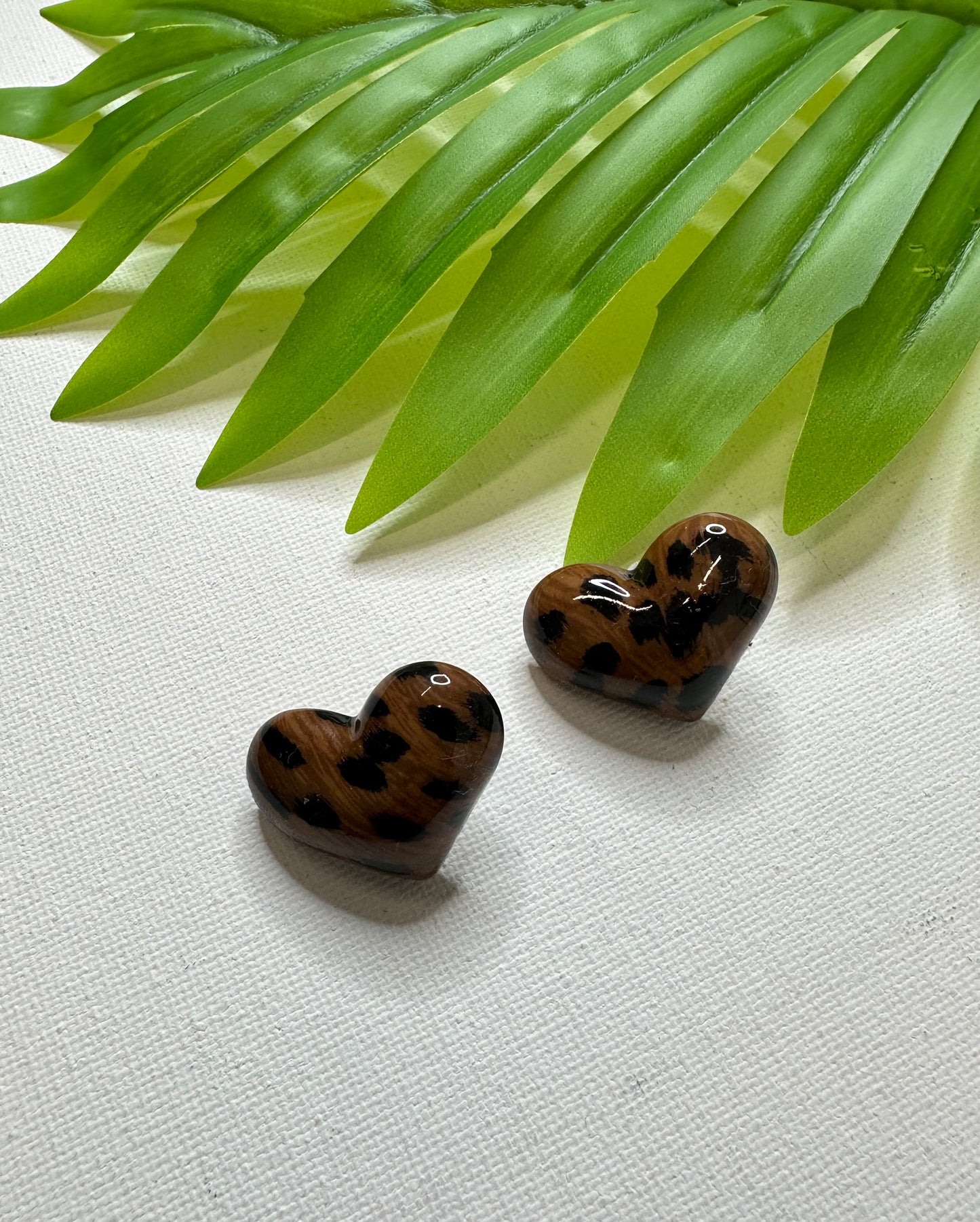 ORECCHINI CUORE MACULATO