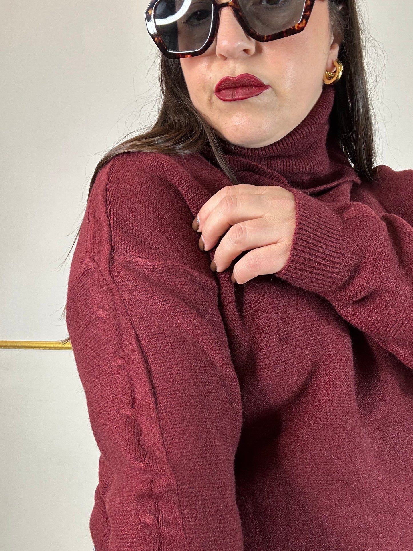 MAGLIA BASICA COLLO ALTO LAURA