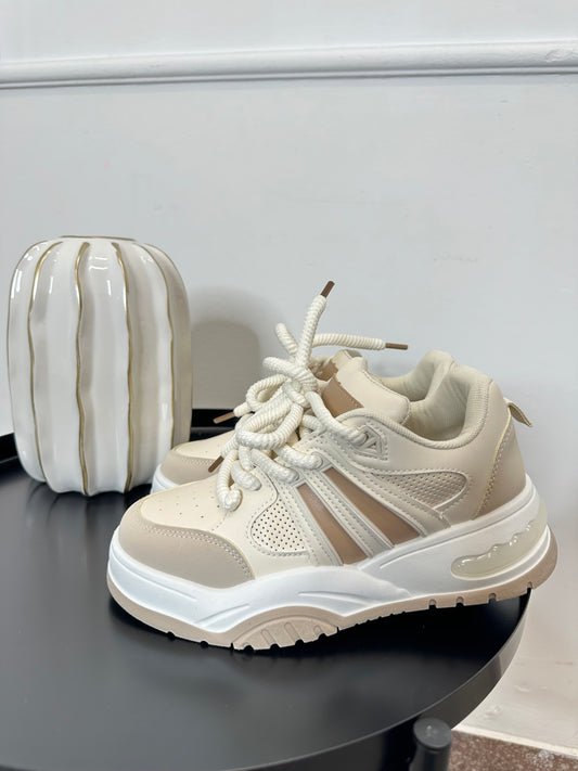 Scarpa tennis beige
