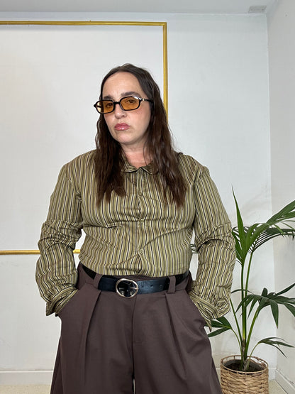 CAMICIA RIGHE DUE COLORI