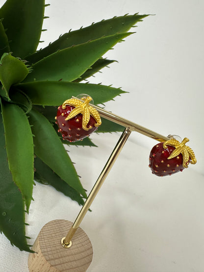 Orecchini Fragola