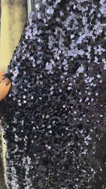 PANTALONE DI PAILLETTES BLU